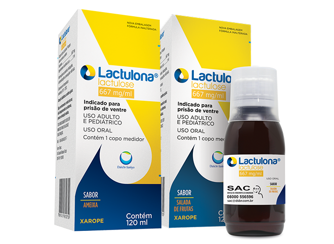 Caixa de Lactulona Frasco